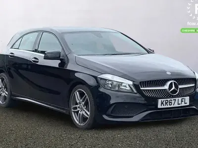 Używany Mercedes A200 AMG line 136 KM (100 kW) 2017 Czarny Hatchback