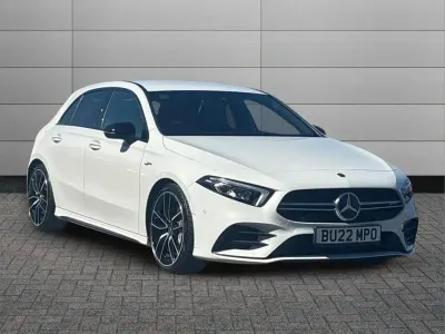 Used Mercedes A35 AMG Premium 306 HP (225 kW) 2022 White Hatchback