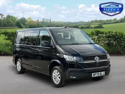 Second-hand VW Transporter Highline 2021 Negru Van