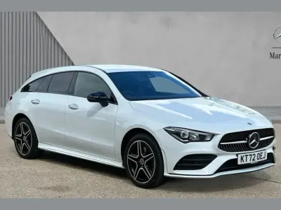 Used Mercedes CLA250e AMG Line Premium 214 HP (157 kW) 2022 White Sedan