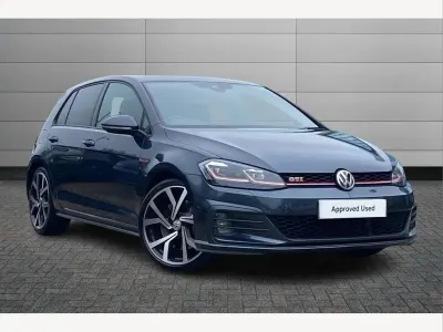 Used VW Golf VIII GTI 245 HP (180 kW) 2020 Isaac blue steel Hatchback