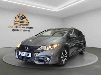 Begagnad Honda Civic SR 2015 Grå Kombi