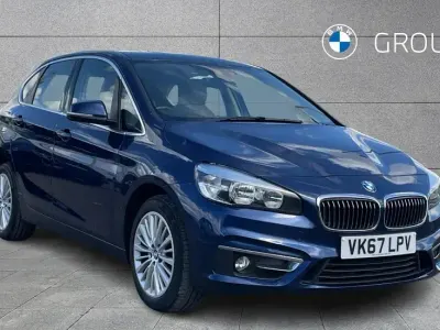 Used BMW 220 Active Tourer Luxury Line 189 HP (139 kW) 2017 Blue MPV