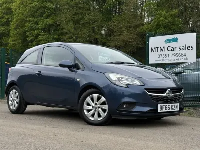 Begagnad Vauxhall Corsa Design Edition 2016 Blå Halvkombi