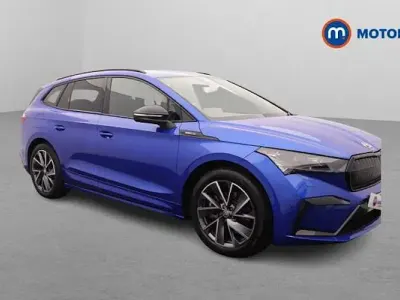 Used Skoda Enyaq iV SportlinePlus 210 kW (286 HP) 2025 Blue SUV