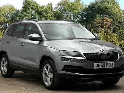 Used Skoda Karoq SE 115 HP (84 kW) 2019 Business grey metallic SUV