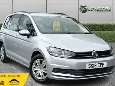 Used VW Touran S 115 HP (84 kW) 2018 Silver MPV