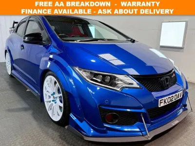 Begagnad Honda Civic Type R GT 360 HK (264 kW) 2016 Blå Halvkombi