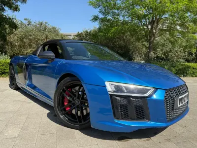 Used Audi R8 Spyder Advanced 540 HP (397 kW) 2017 Blue Cabriolet