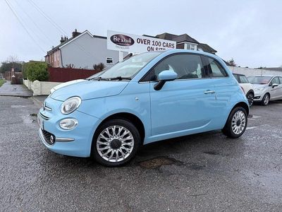 Used Fiat 500 Lounge 69 HP (50 kW) 2016 Blue Hatchback