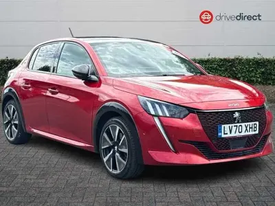 Used Peugeot e-208 GTi 100 kW (136 HP) 2020 Red Hatchback