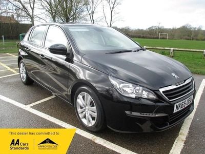 Used Peugeot 308 Active 100 HP (73 kW) 2015 Black Hatchback