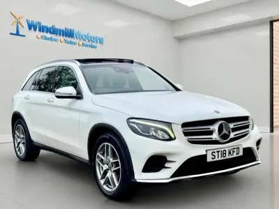 Second-hand Mercedes GLC220 AMG line 2018 Alb Break