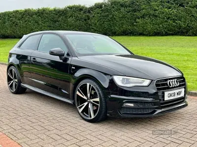 Used Audi A3 S-Line 2013 Black Hatchback