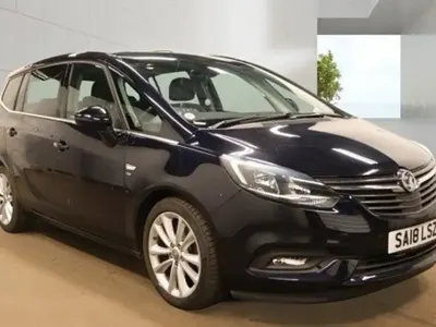 Used Vauxhall Zafira Tourer Elite 170 HP (125 kW) 2018 Blue MPV