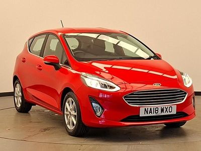 Used Ford Fiesta Zetec 100 HP (73 kW) 2018 Red Hatchback