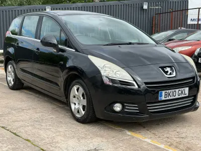 Used Peugeot 5008 Sport 112 HP (82 kW) 2010 Black MPV