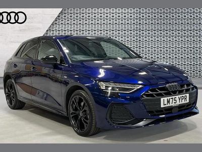 Used Audi A3 e-tron Black Edition 200 HP (147 kW) 2025 Blue Hatchback