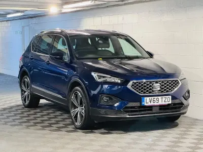 Used Seat Tarraco XCELLENCE Lux 150 HP (110 kW) 2019 Blue SUV
