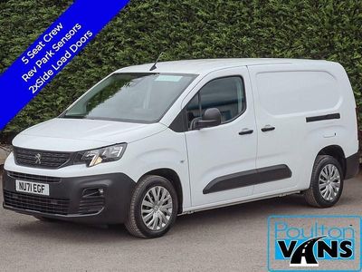 White Used 2021 Peugeot Partner Premium MPV | £12,950 (A bit pricey)