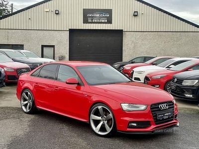 Used Audi A4 S-Line 150 HP (110 kW) 2015 Red Sedan