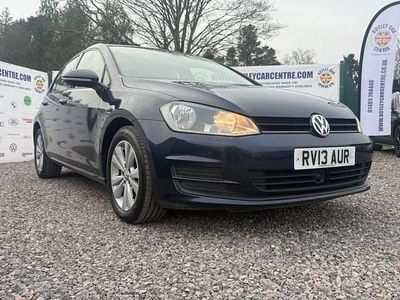 Used VW Golf VII SE 105 HP (77 kW) 2013 Blue Hatchback