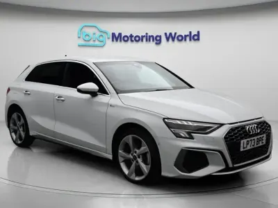 Used Audi A3 Sportback S-Line 204 HP (150 kW) 2023 White Hatchback