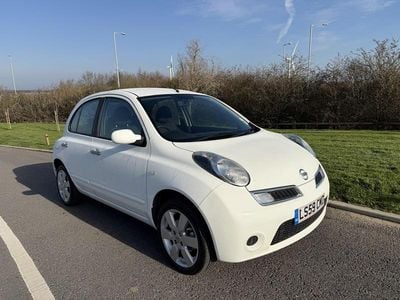 Used Nissan Micra Acenta 80 HP (58 kW) 2009 White Hatchback