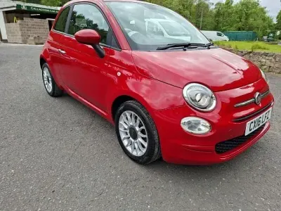 Used Fiat 500 Pop Star 69 HP (50 kW) 2016 Red Hatchback