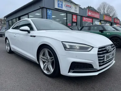 Used Audi A5 S-Line 190 HP (139 kW) 2017 Black Coupe