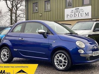 Blue Used 2009 Fiat 500 Lounge Hatchback | £2,490 (Good price)