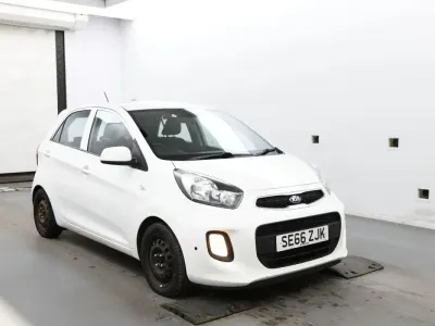 Used Kia Picanto Air 66 HP (48 kW) 2016 White Hatchback