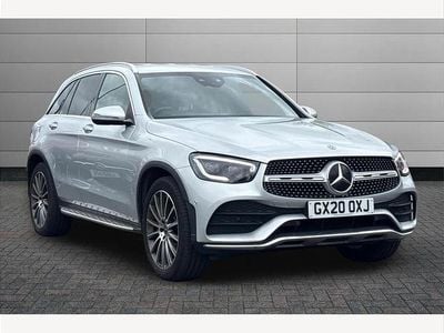 Used Mercedes GLC300 AMG Line Premium 241 HP (177 kW) 2020 Silver SUV