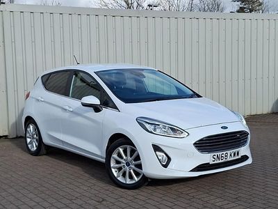 Usado Ford Fiesta Titanium 100 HP (73 kW) 2018 Branco Citadino