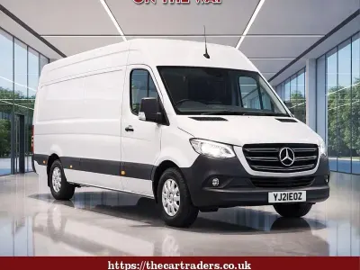 Begagnad Mercedes Sprinter Progressive 2021 Vit Van