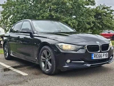 Used BMW 320 Sport Line 2016 Black Sedan