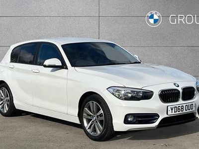 Used BMW 118 Sport Line 136 HP (100 kW) 2018 White Hatchback