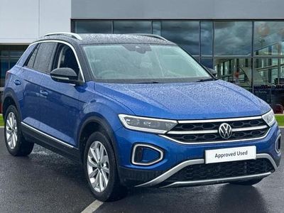 Used VW T-Roc Style 150 HP (110 kW) 2023 Ravenna blue SUV