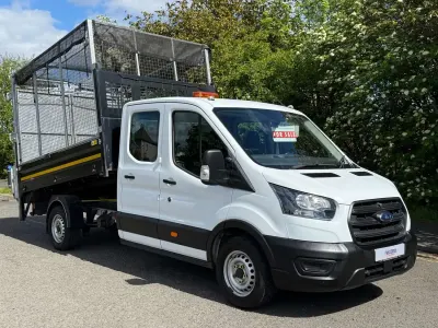 Second-hand Ford Transit 130 CP (95 kW) 2021 Alb Cabrio