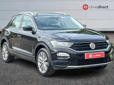 Używany VW T-Roc SE 150 KM (110 kW) 2018 Czarny SUV