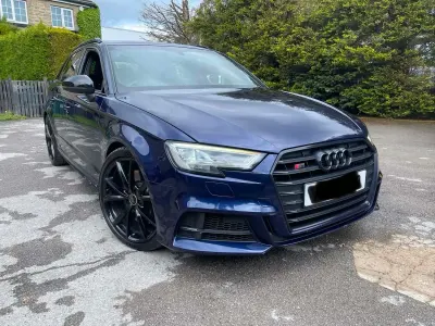 Used Audi S3 Sportback Black Edition 300 HP (220 kW) 2019 Blue Hatchback