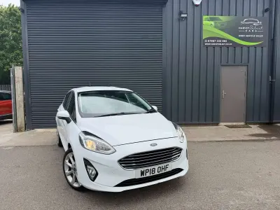 Begagnad Ford Fiesta Titanium X 125 HK (91 kW) 2018 Vit Halvkombi