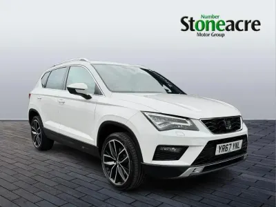 Used Seat Ateca XCELLENCE 150 HP (110 kW) 2017 White SUV