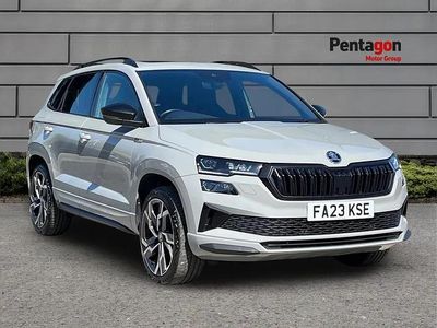 Used Skoda Karoq SportLine 187 HP (137 kW) 2023 Grey SUV