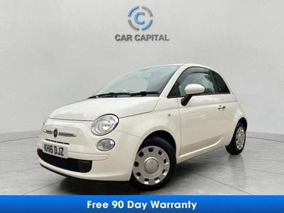 White Used 2016 Fiat 500 Lounge Hatchback | £7,990 (Fair price)