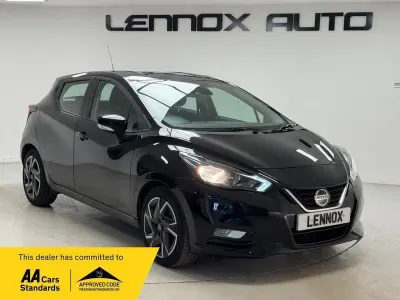 Second-hand Nissan Micra Acenta 92 CP (67 kW) 2022 Negru Hatchback