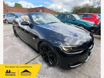 Used BMW 320 Cabriolet M Sport 2007 Black Cabriolet