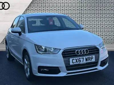 Used Audi A1 Sport 125 HP (91 kW) 2017 Glacier white metallic Hatchback