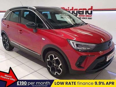 Used Vauxhall Crossland Ultimate 2022 Red SUV