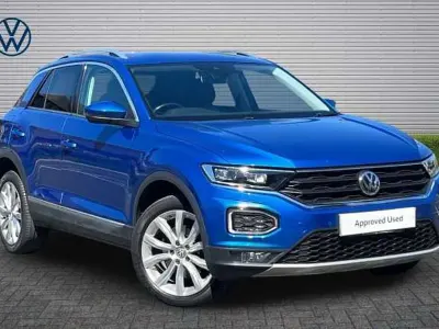 Usado VW T-Roc SEL 150 HP (110 kW) 2018 Azul SUV